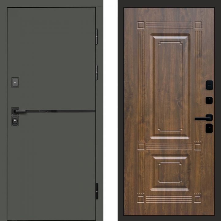 Входная дверь Termo-door Тренд Грин Мадрид Дуб