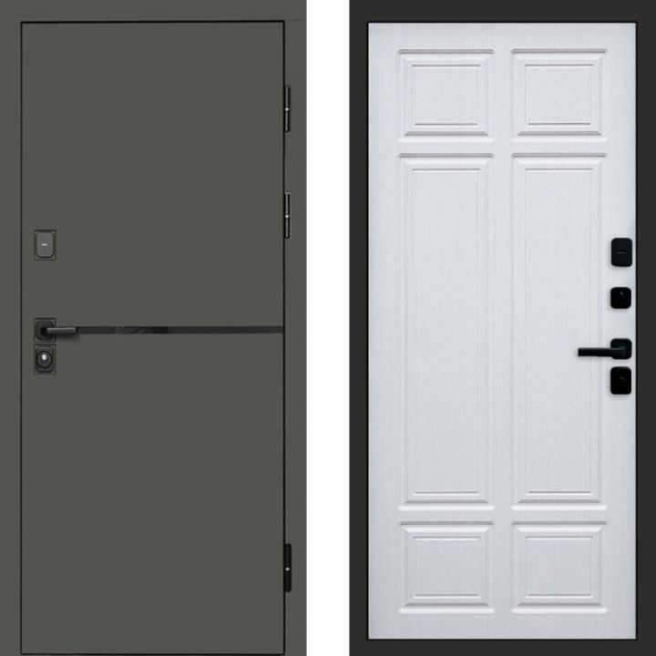 Входная дверь Termo-door Тренд Грин Лиственница премиум