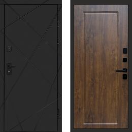 Входная дверь Termo-door Лучи BLACK Гранд Дуб