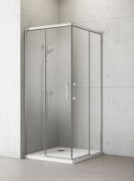 Стеклянное душевое ограждение Radaway Idea KDD с раздвижными дверями 70х70 см схема 1