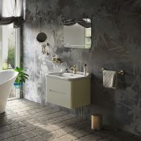 Тумба под раковину Kerasan Waldorf 925630 80Х51 с ящиками схема 1