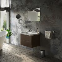 Тумба под раковину Kerasan Waldorf 925630 80Х51 с ящиками схема 3