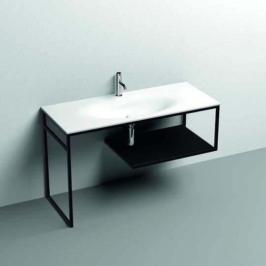 Консоль Kerasan Shape 9333K3 122Х52 с полкой схема 3