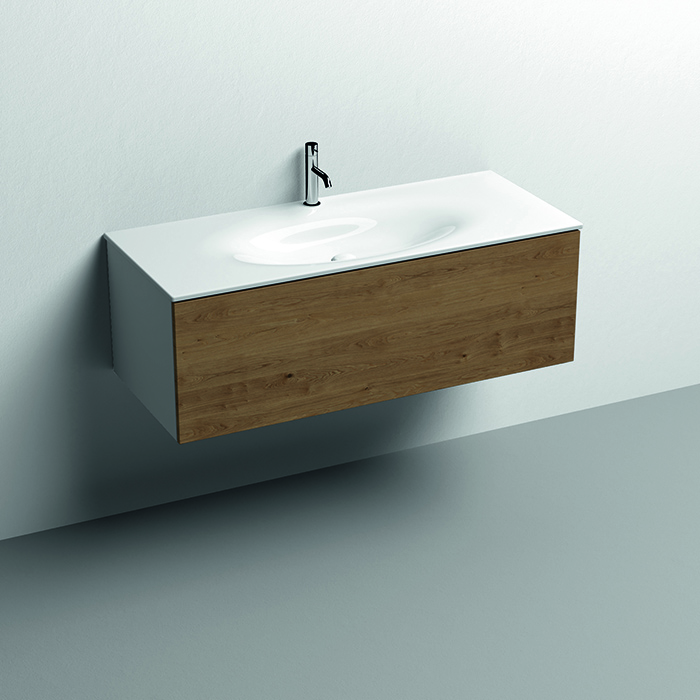 Изображение Тумба под раковину Kerasan Shape 9325K3 122Х50 с ящиком