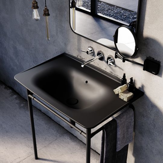 Консоль с раковиной Kerasan The New Yorker 927531  80Х53 схема 3