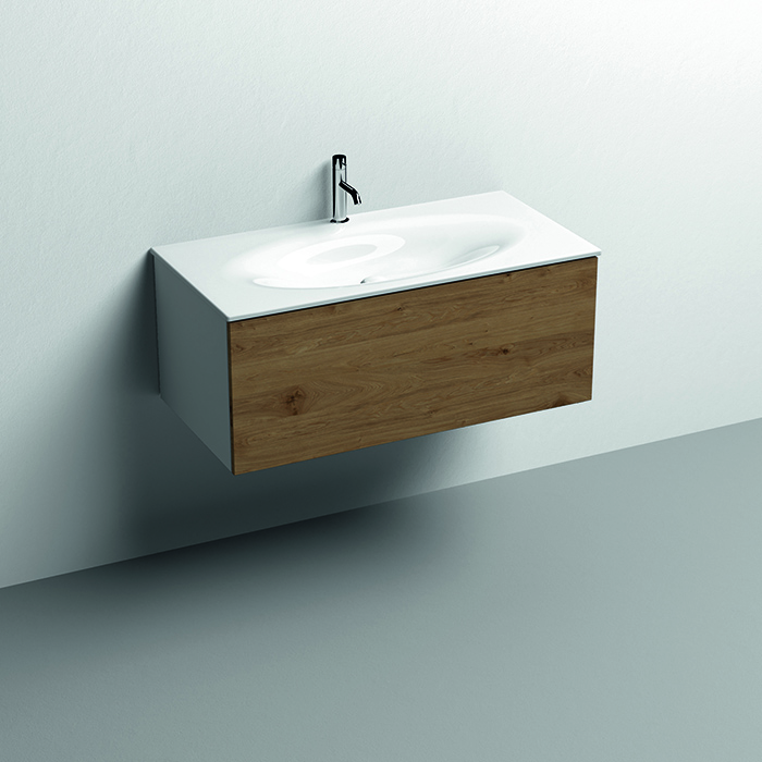 Изображение Тумба под раковину Kerasan Shape 9325K1 102Х50 с ящиком