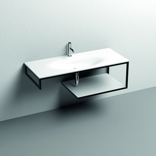 Консоль Kerasan Shape 9324k3 122Х50 с полкой схема 3