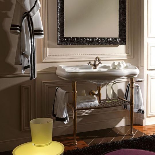 Консоль с раковиной Kerasan Retro  730090 100Х54 Хром схема 5