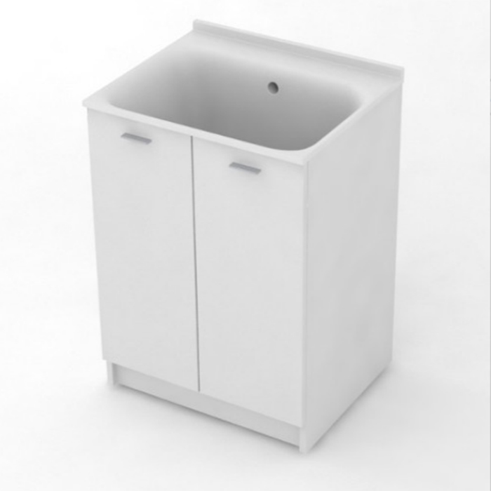 Тумба с раковиной Kerasan Aquadom 9166K3*0 75Х50 с дверками