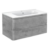 Тумба под раковину Vincea Vico VP800 VMC-2V100GW 100Х46 с ящиком схема 13