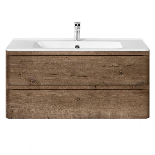 Тумба под раковину Vincea Vico VP800 VMC-2V100GW 100Х46 с ящиком схема 16