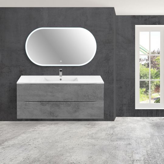 Тумба под раковину Vincea Mia MC120 VMC-2MC120GW 120Х46 с ящиком схема 16