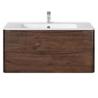 Тумба под раковину Vincea Paola VP100 VMC-2P100GW 100Х46 с ящиком схема 8