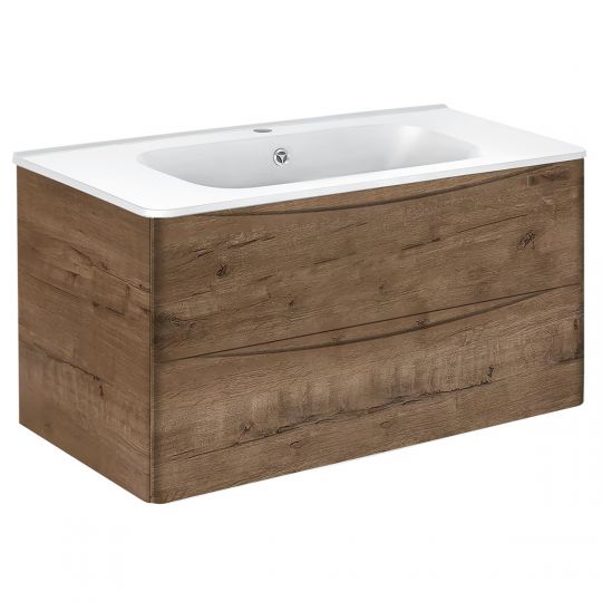 Тумба под раковину Vincea Paola VP100 VMC-2P100GW 100Х46 с ящиком схема 17