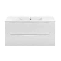 Тумба под раковину Vincea Mia MC100 VMC-2MC100GW 100Х46 с ящиком схема 3