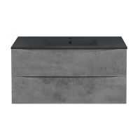 Тумба под раковину Vincea Mia MC100 VMC-2MC100GW 100Х46 с ящиком схема 14