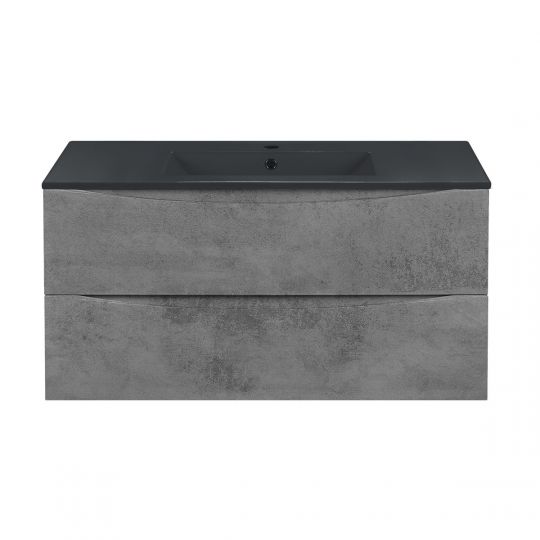 Тумба под раковину Vincea Mia MC100 VMC-2MC100GW 100Х46 с ящиком схема 14