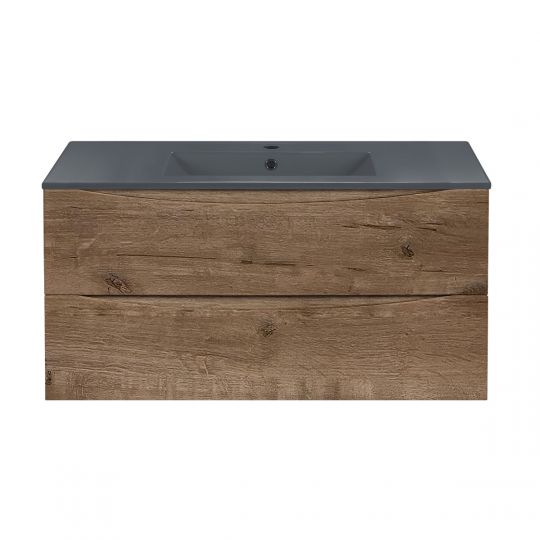 Тумба под раковину Vincea Mia MC100 VMC-2MC100GW 100Х46 с ящиком схема 21