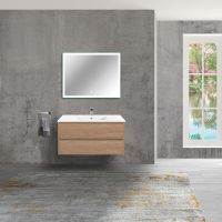 Тумба под раковину Vincea Gio G100 VMC-2G100TO 100Х47 с ящиками схема 12