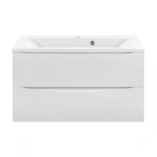 Тумба под раковину Vincea Mia MA900 VMC-2MA900GW 89Х44 с ящиками схема 3