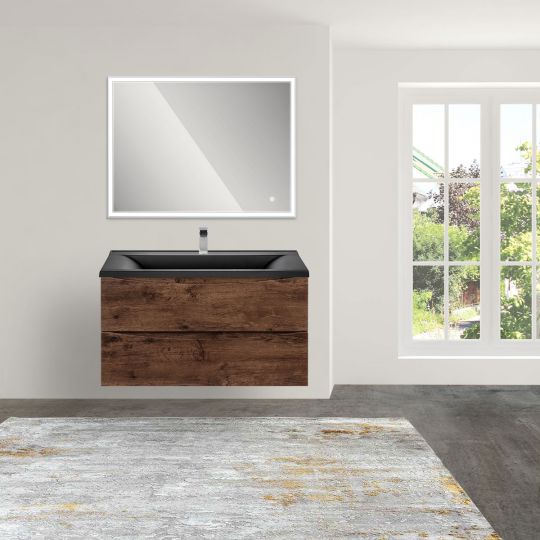 Тумба под раковину Vincea Mia MA900 VMC-2MA900GW 89Х44 с ящиками схема 7