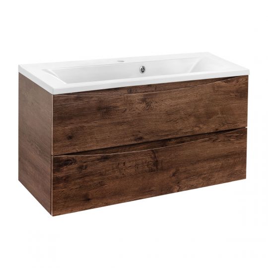 Тумба под раковину Vincea Mia MA900 VMC-2MA900GW 89Х44 с ящиками схема 14