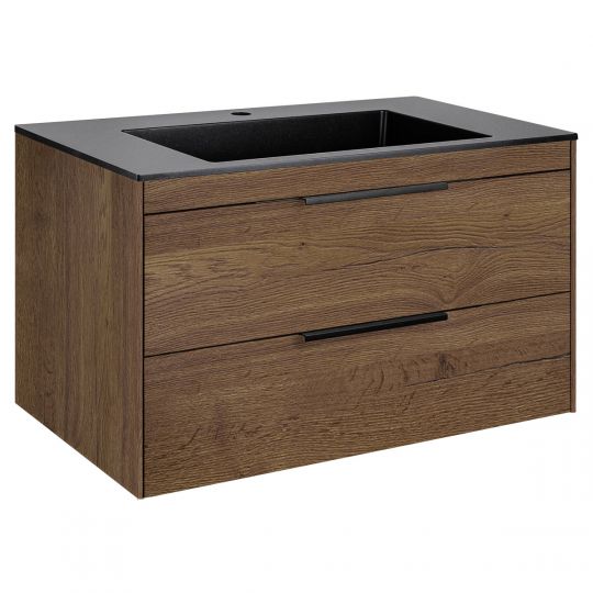 Тумба под раковину Vincea Chiara 2D 2C2800 VMC-2C2800TO 80Х47 с ящиками схема 4