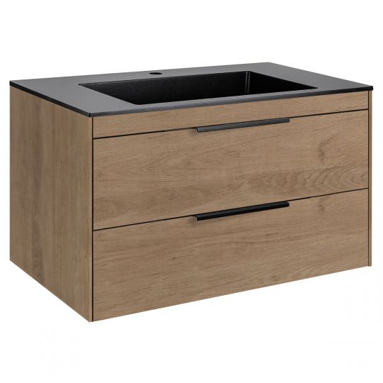 Тумба под раковину Vincea Chiara 2D 2C2800 VMC-2C2800TO 80Х47 с ящиками схема 21