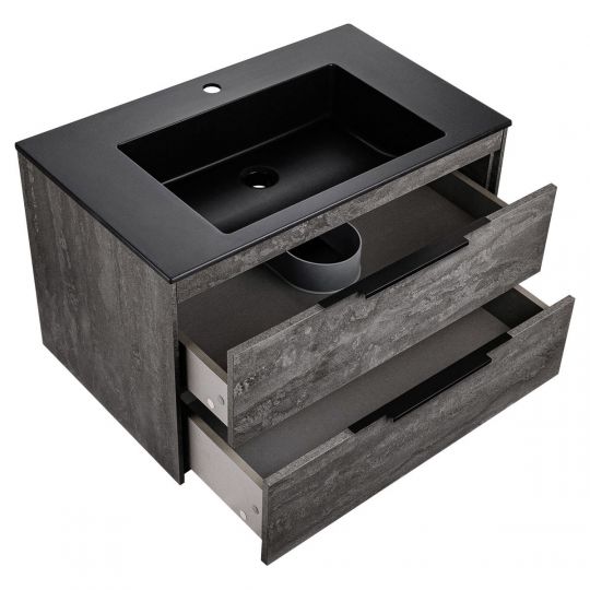 Тумба под раковину Vincea Chiara 2D 2C2800 VMC-2C2800TO 80Х47 с ящиками схема 28