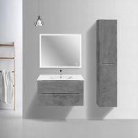 Тумба под раковину Vincea Mia Slim MC900S1 VMC-2MC900S1GW 90Х39 с ящиками схема 6