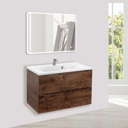 Тумба под раковину Vincea Mia MA800 VMC-2MA800GW 79Х44 с ящиком схема 8