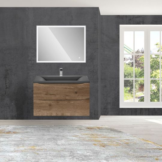 Тумба под раковину Vincea Mia MA800 VMC-2MA800GW 79Х44 с ящиком схема 26