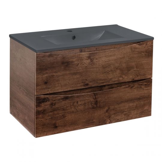 Тумба под раковину Vincea Mia MC800 VMC-2MC800GW 80Х46 с ящиками схема 16