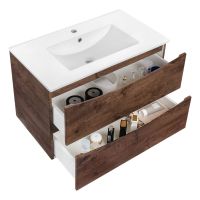 Тумба под раковину Vincea Mia MC800 VMC-2MC800GW 80Х46 с ящиками схема 18