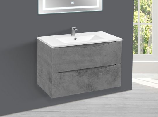 Тумба под раковину Vincea Mia MC800 VMC-2MC800GW 80Х46 с ящиками схема 22