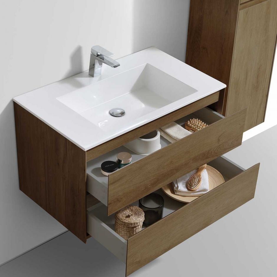 Изображение Тумба под раковину Vincea Luka LC800 VMC-2L800TO 80Х47 с ящиками