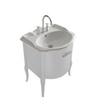 Тумба под раковину Globo Paestum PS071RB Rovere bianco 69Х56 схема 1