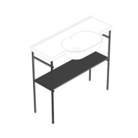 Консоль Globo Mode ME003SAR 100Х31 с полкой схема 3 Консоль Globo Mode ME003SAR 100Х31 с полкой схема 3