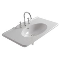 Раковина Globo Paestum PA023.BI*1 накладная схема 2