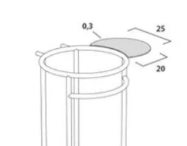 Полочка к консоли Globo Ring OP004RAR для OP003RAR схема 3
