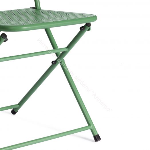 Стул Secret De Maison Villa стальной сплав, зелёный