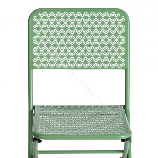 Стул Secret De Maison Villa стальной сплав, зелёный