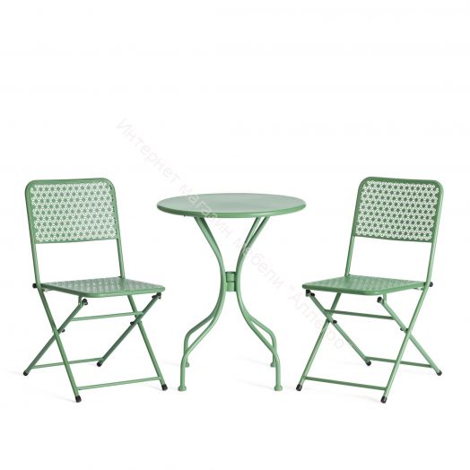 Стул Secret De Maison Villa стальной сплав, зелёный