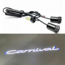 LED проекция логотипа, надпись CARNIVAL, на 2 двери
