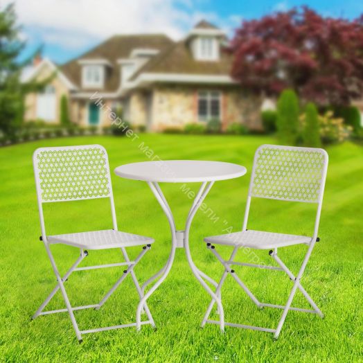 Стол Secret De Maison Villa стальной сплав, белый