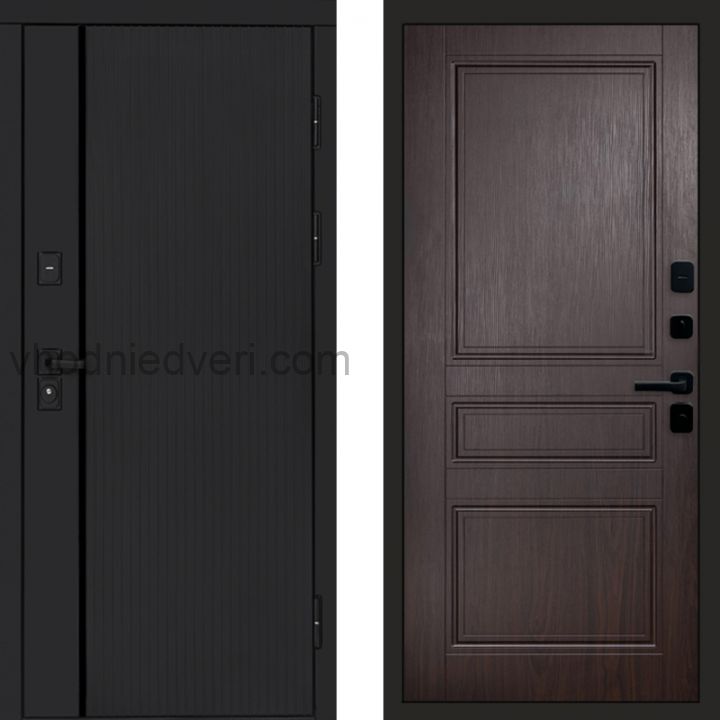 Входная дверь Termo-door Урбан Black - Класскика Венге