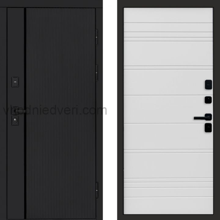 Входная дверь Termo-door Урбан Black - White Line