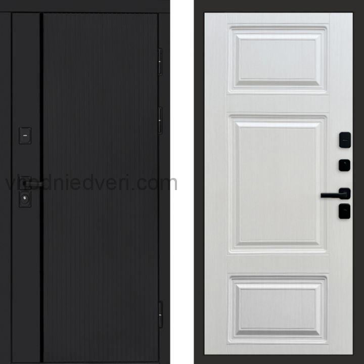 Входная дверь Termo-door Урбан Black - Лион Лиственница