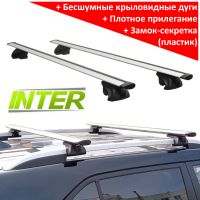 Багажник на рейлинги Inter Titan, крыловидные дуги