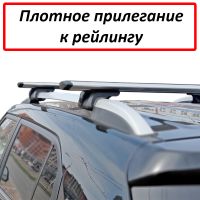 Багажник на рейлинги Inter Titan, крыловидные дуги